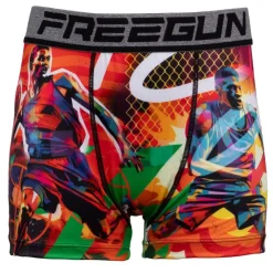 FREEGUN Boxer garcon imprimé footballeurs microfibre stretch Enfant MULTICOLORE Online
