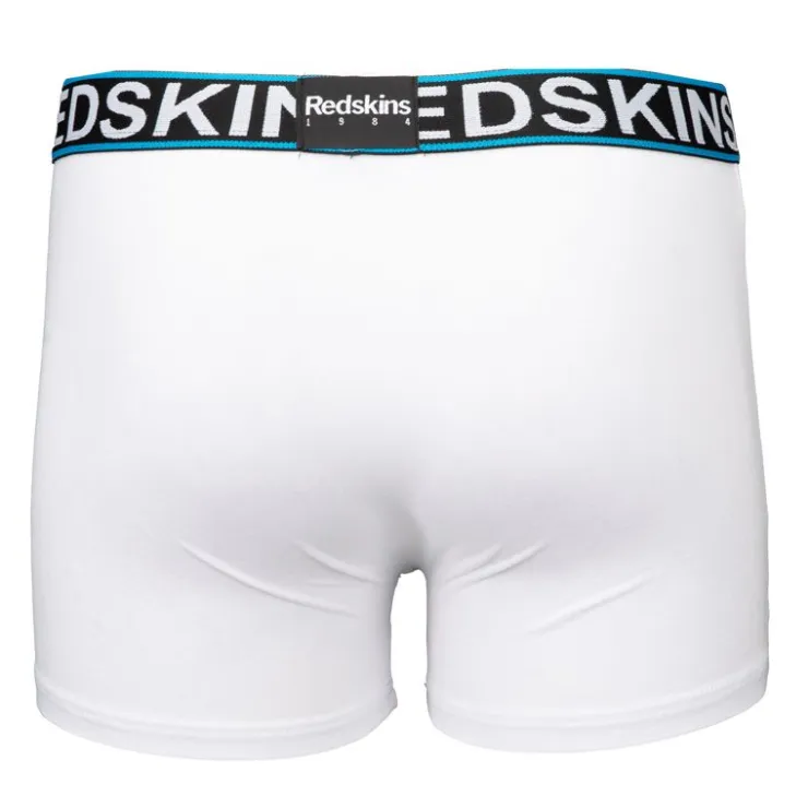 REDSKINS Boxer élastique boleslaw avec bande de couleur Homme BLANC Hot