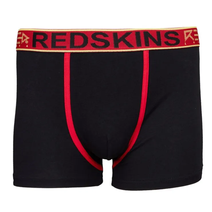 REDSKINS Boxer élastique boleslaw avec bande de couleur Homme NOIR Hot