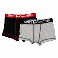 LEE COOPER Boxer lot x2 coton doux stretch Enfant NOIR Best
