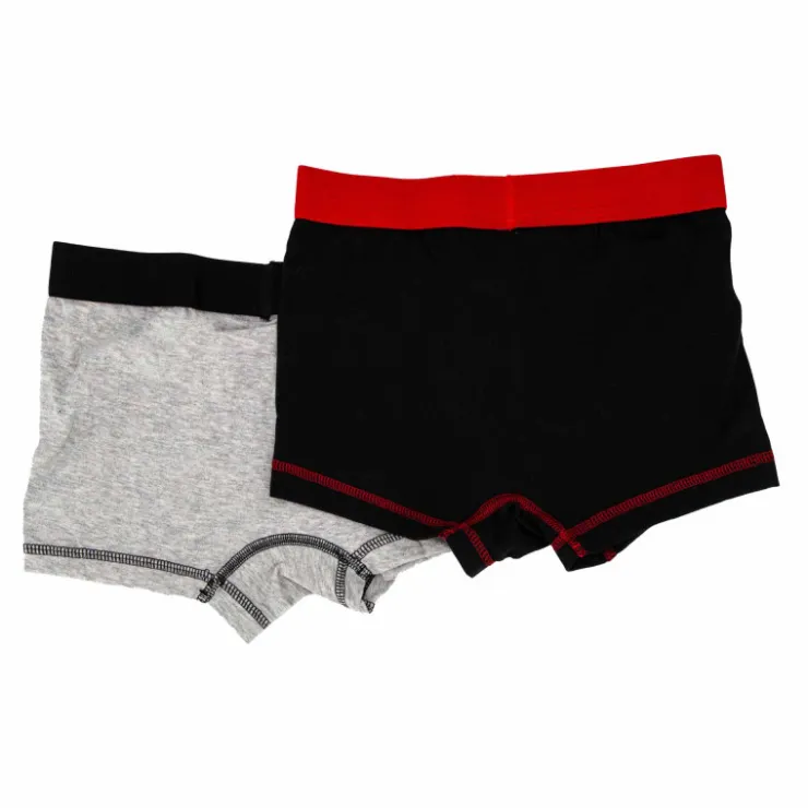 LEE COOPER Boxer lot x2 coton doux stretch Enfant NOIR Best