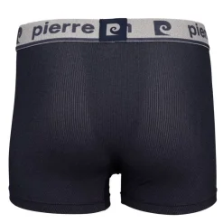 PIERRE CARDIN Boxer microfibre cotelé avec élastique Homme BLEU FONCE New
