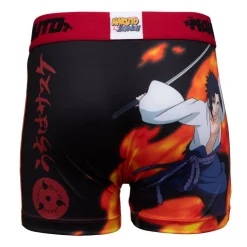 FREEGUN Boxer Naruto Shippuden élastique rouge Garçon NOIR Discount