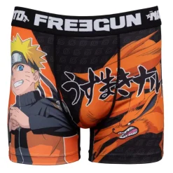 FREEGUN Boxer illustration Naruto Homme NOIR New