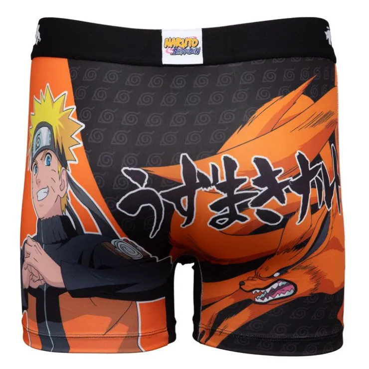 FREEGUN Boxer illustration Naruto Homme NOIR New