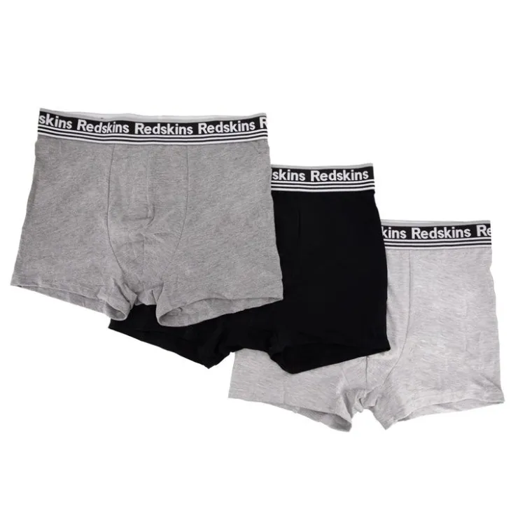 REDSKINS Boxer pack de 3 luciano Homme NOIR Discount