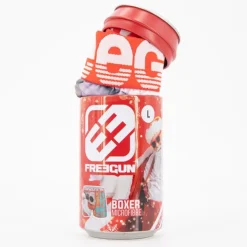 FREEGUN Boxer Père Noël microfibre HO HO HO avec coffret canette Homme MULTICOLORE New