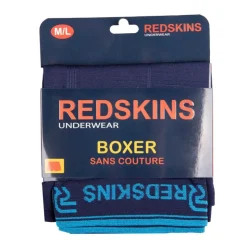 REDSKINS Boxer simless manolo stretch élastique avec liseré Homme BLEU FONCE Hot