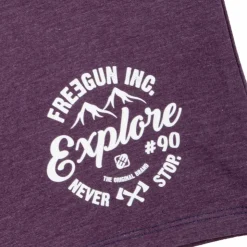 FREEGUN Boxer élastique imprimé glace Homme VIOLET Outlet