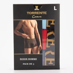 TORRENTE Boxer x3 fancy 26548 Homme ROUGE