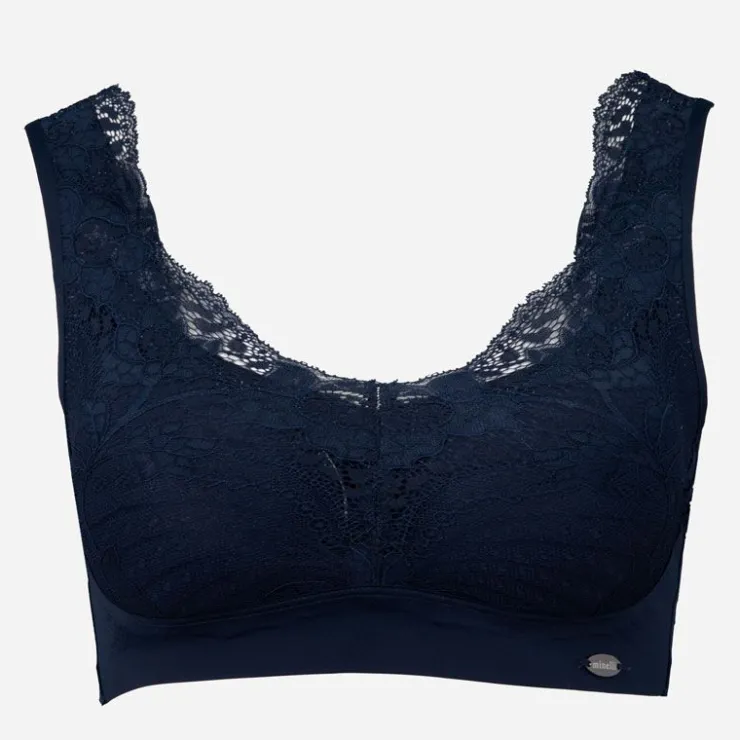 MINELLI Brassiere dentelle nima Femme BLEU FONCE Clearance