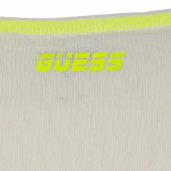 GUESS Brassiere structuré liseré coloré avec fermeture éclair Femme JAUNE New