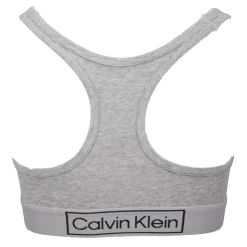 CALVIN KLEIN Brassière coton gris chiné Femme GRIS CLAIR Online