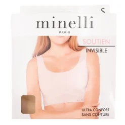 MINELLI Brassière soutien invisible sans couture Daniela Femme BEIGE Clearance