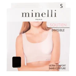 MINELLI Brassière soutien invisible sans couture Daniela Femme NOIR