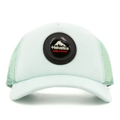 HELVETICA Casquette Aaron logo sous bulle Homme VERT CLAIR Outlet