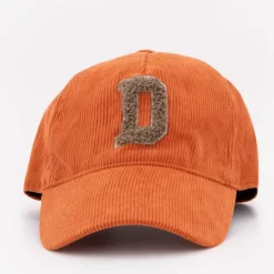 DEELUXE 74 Casquette apolo velours cotelé lettre en fausse fourrure Homme ORANGE Outlet