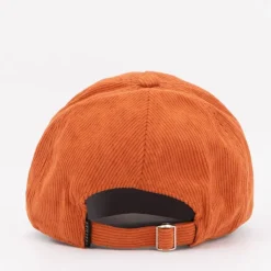 DEELUXE 74 Casquette apolo velours cotelé lettre en fausse fourrure Homme ORANGE Outlet
