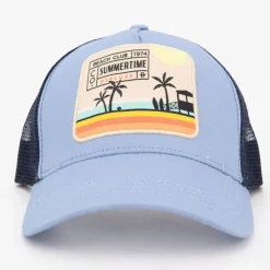 DEELUXE 74 Casquette e summer time avec illustration Homme BLEU Hot