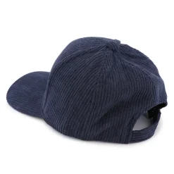 BILL TORNADE Casquette en tissu côtelé avec logo blason Homme BLEU FONCE Online