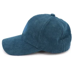BILL TORNADE Casquette en tissu côtelé avec logo blason Homme BLEU Outlet