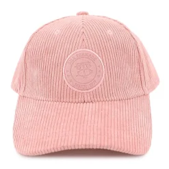 BILL TORNADE Casquette en tissu côtelé avec logo blason Homme ROSE Best
