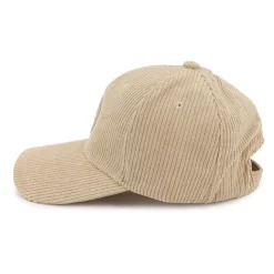 BILL TORNADE Casquette en tissu côtelé avec logo blason Homme BEIGE Hot
