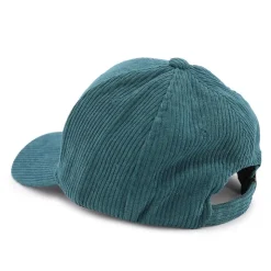 BILL TORNADE Casquette en tissu côtelé avec logo blason Homme VERT FONCE Outlet