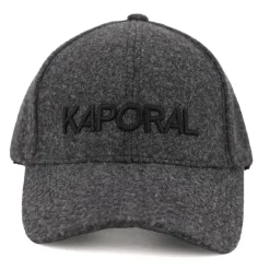 KAPORAL Casquette logo brodé feutre jayden Homme GRIS FONCE Sale