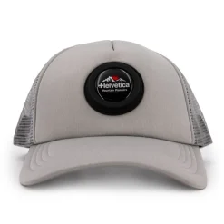 HELVETICA Casquette Trucker 22 Aaron Mixte GRIS CLAIR New