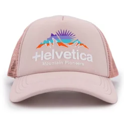HELVETICA Casquette Trucker Elio Mixte ROSE CLAIR New