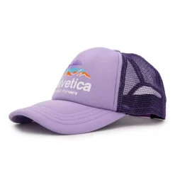 HELVETICA Casquette Trucker Elio Mixte VIOLET Hot