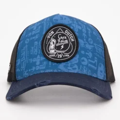 VON DUTCH Casquette trucker imprimé illustration avec motard squelette Homme BLEU Hot
