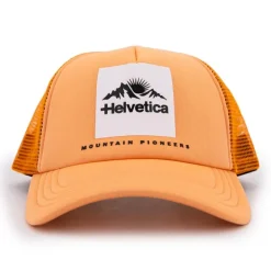 HELVETICA Casquette Trucker Minos Mixte ORANGE Clearance