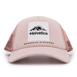 HELVETICA Casquette Trucker Minos Mixte ROSE CLAIR New