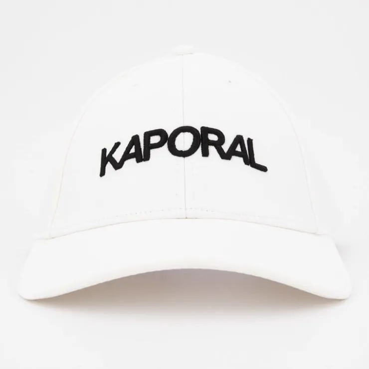 KAPORAL Casquette unie logo coloré brodé irfane Homme BLANC Online