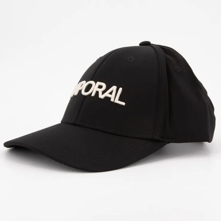 KAPORAL Casquette unie logo coloré brodé irfane Homme NOIR