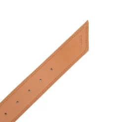 DOCKERS Ceinture cuir de vache daim boucle doré cercle Femme VERT CLAIR Outlet