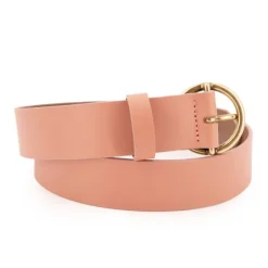 DOCKERS Ceinture cuir rose fermeture doré Femme ROSE CLAIR Sale