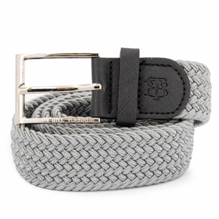 BILL TORNADE Ceinture elasthanne sans trou colore Homme GRIS Sale