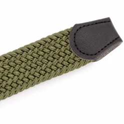 BILL TORNADE Ceinture elasthanne sans trou colore Homme KAKI Sale