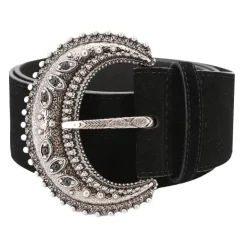 DEELUXE 74 Ceinture en cuir ana Femme NOIR Discount