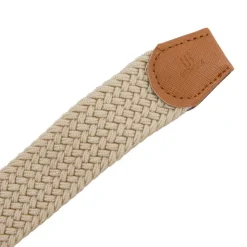 TORRENTE Ceinture tissu élastique tressée Homme BEIGE