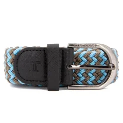 TORRENTE Ceinture tressée en tissu Homme BLEU Outlet
