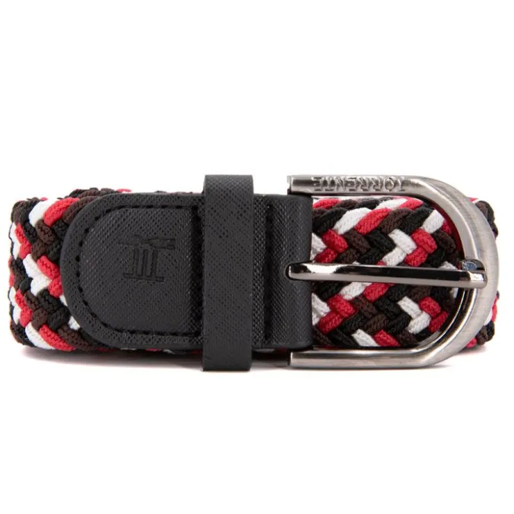 TORRENTE Ceinture tressée en tissu Homme ROUGE Clearance