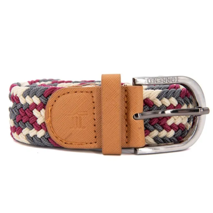 TORRENTE Ceinture tressée en tissu Homme BORDEAUX Sale