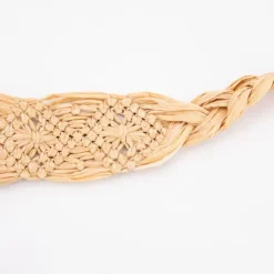 ANTIK BATIK Ceinture tressée hupa en juste Femme BEIGE