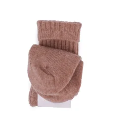 BURTON OF LONDON Chacha paire de chaussettes ultra doux Femme MARRON CLAIR Discount