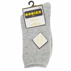 RODIER Chaussette angora cindelle Femme GRIS CLAIR Outlet