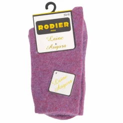RODIER Chaussette angora cindelle Femme VIOLET Outlet